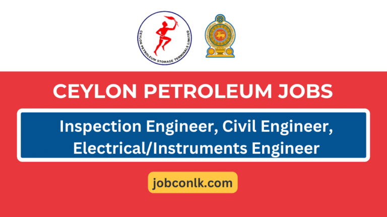 Ceylon Petroleum Jobs Inspection Engineer, Civil Engineer, Electrical/Instruments Engineer ceylon-petroleum-jobs