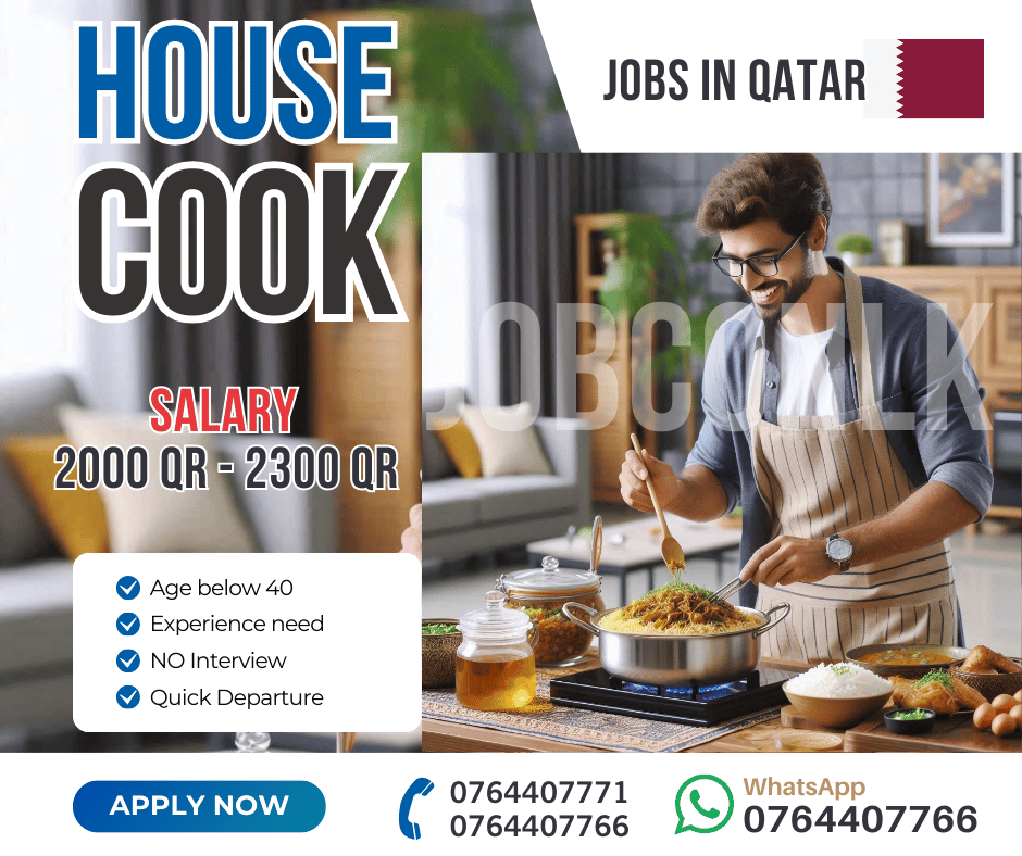 Urgent Cook Jobs in Qatar 2024 cook-jobs-in-qatar
