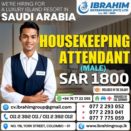 10+ New House Keeping Attendant Jobs in Saudi Arabia House Keeping saudi