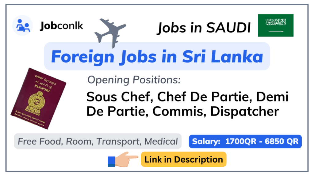 20+ New Sous Chef, Chef De Partie, Demi De Partie, Commis, Dispatcher Jobs in Qatar foreign-jobs