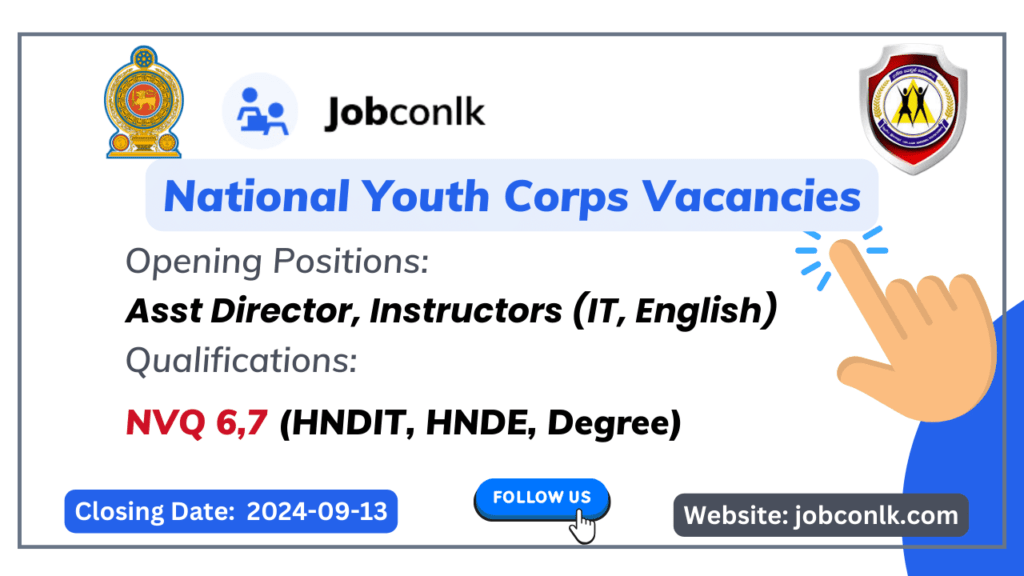 Assistant Director, Instructor, National Youth Corps Vacancies national-youth-corps-vacancies