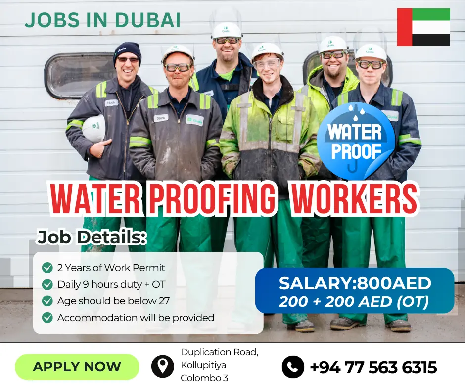 20+ New Water Proofing Workers Jobs in Dubai, UAE water proofing jobs in dubai uae